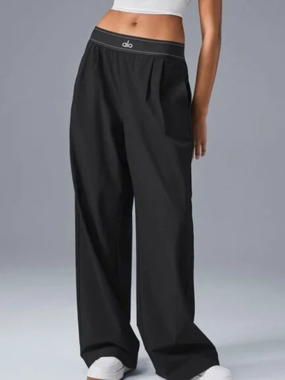 🔥Alo Yoga Suit Up Trouser Black 30-inch Inner Seam(Regular)Loose Fit - Picture 9 of 9